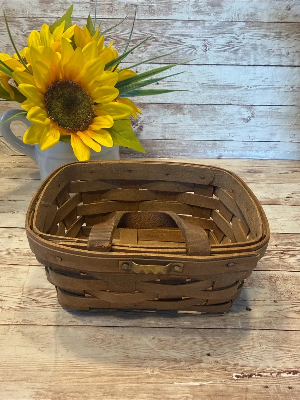Longaberger handwoven basket